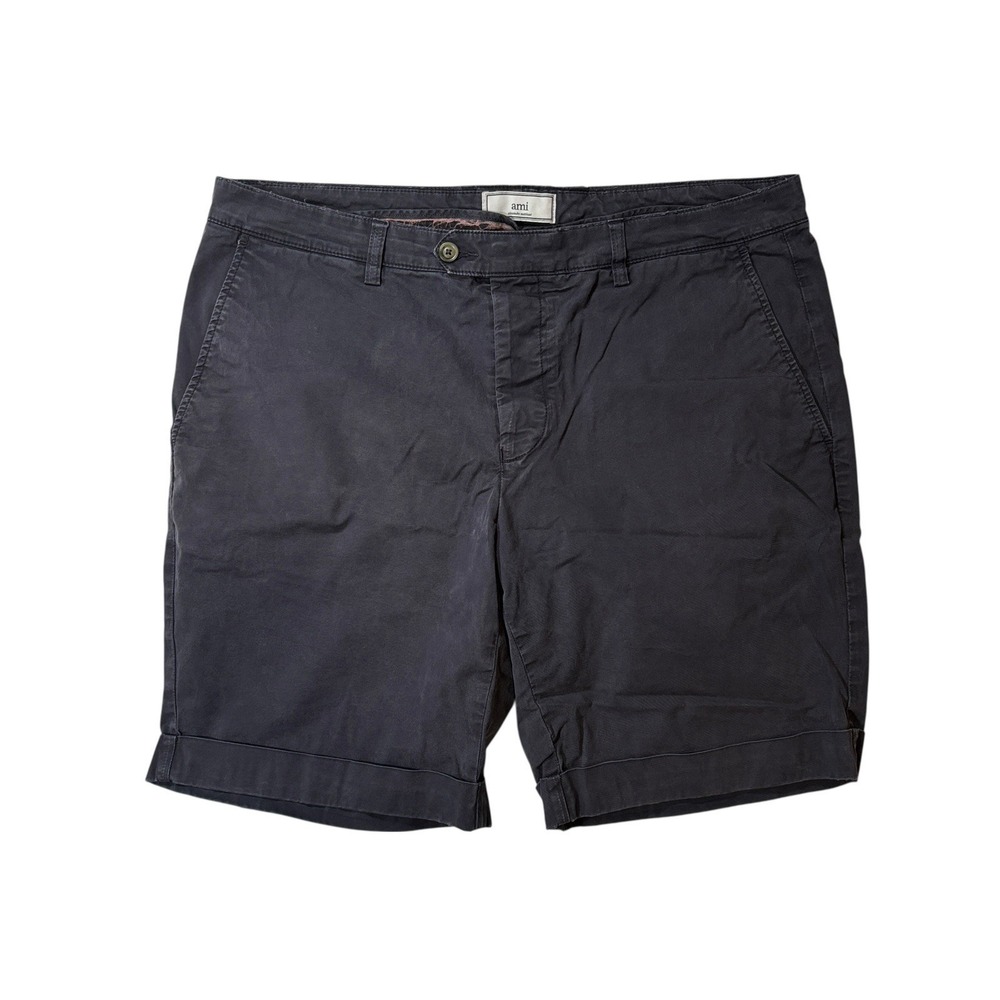 Ami Alexandre Mattiussi Shorts Mens XL  Blue Chino Coastal Napoli
